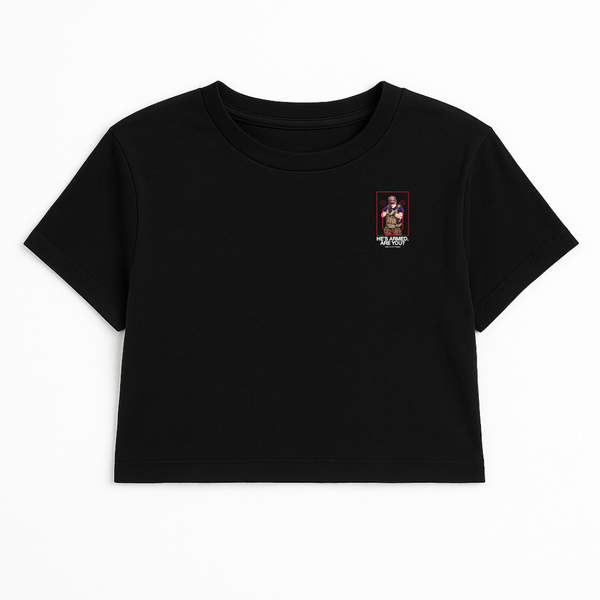 KHAKI KLAN CROP TEE (DOUBLE SIDED)