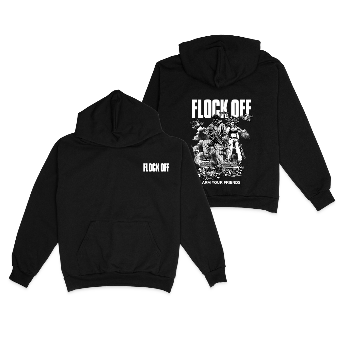 FLOCK OFF HOODIE (DOUBLE SIDED)