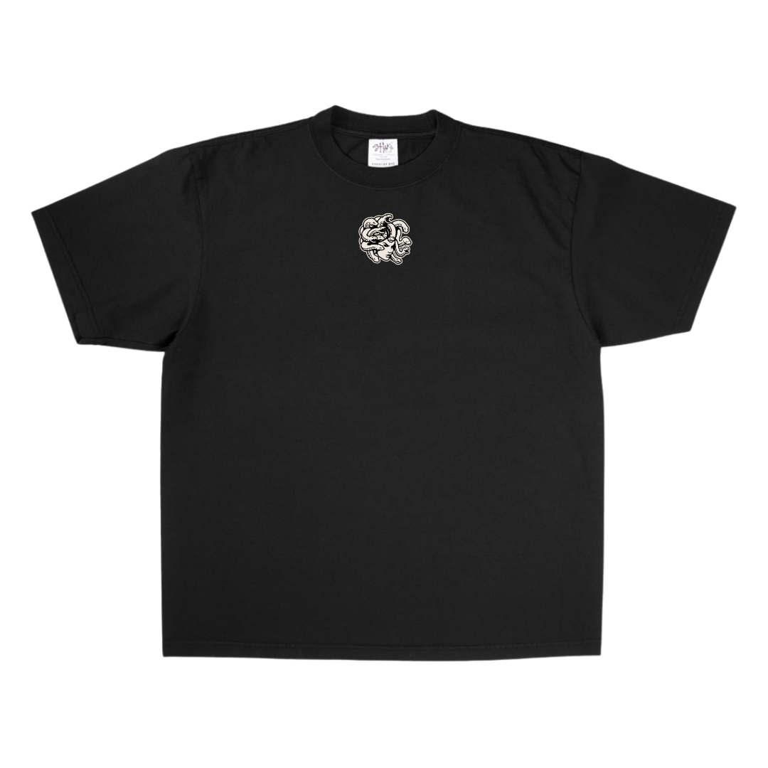 FOREVER OVERSIZE TEE (DOUBLE SIDED) - HIGH CENTER CHEST