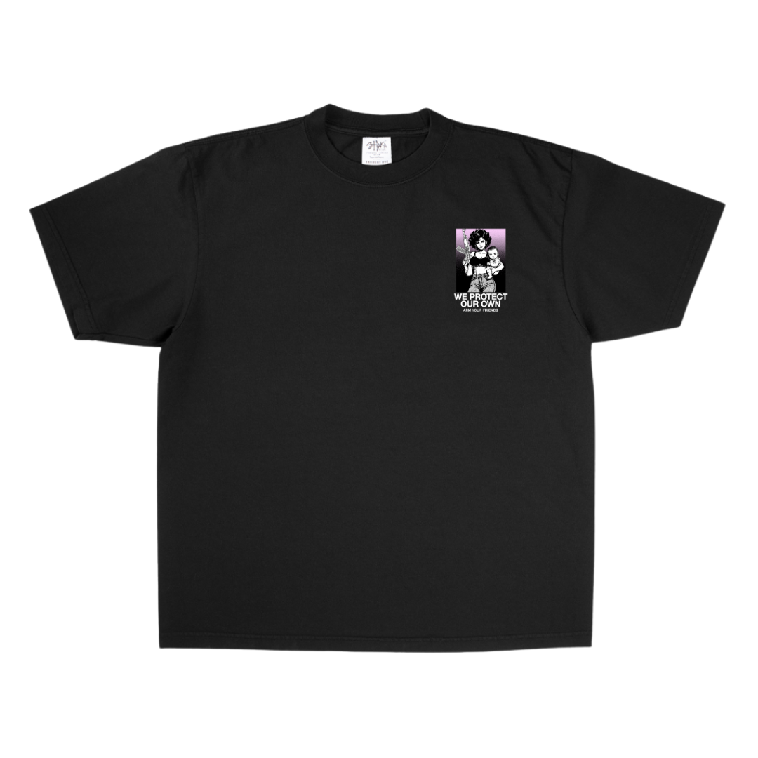 WE PROTECT OUR OWN NC OVERSIZE TEE (DOUBLE SIDED)