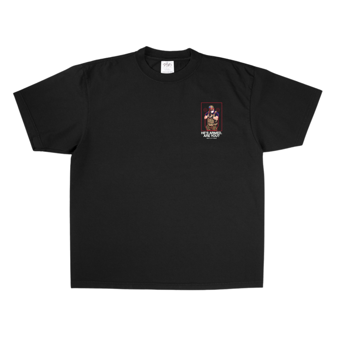 KHAKI KLAN OVERSIZE TEE (DOUBLE SIDED)