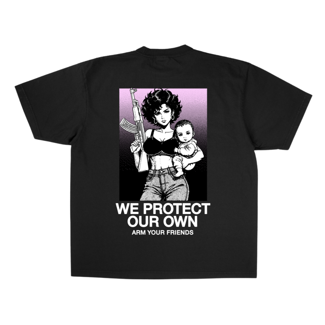 WE PROTECT OUR OWN NC OVERSIZE TEE (DOUBLE SIDED)
