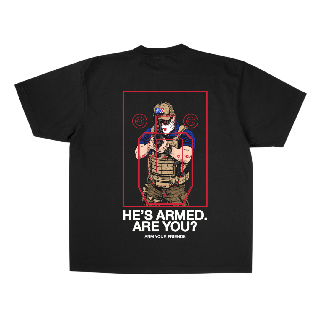 KHAKI KLAN OVERSIZE TEE (DOUBLE SIDED)