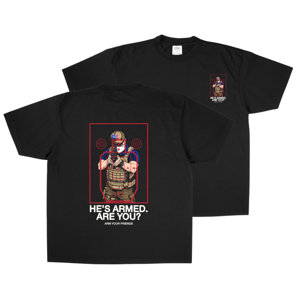 KHAKI KLAN OVERSIZE TEE (DOUBLE SIDED)