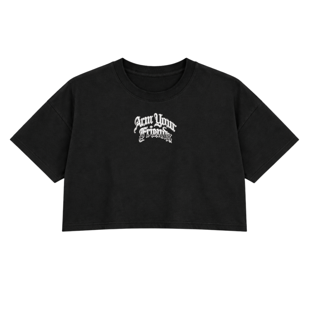 THE HOMIES PREMIUM CROP TEE (DOUBLE SIDED)