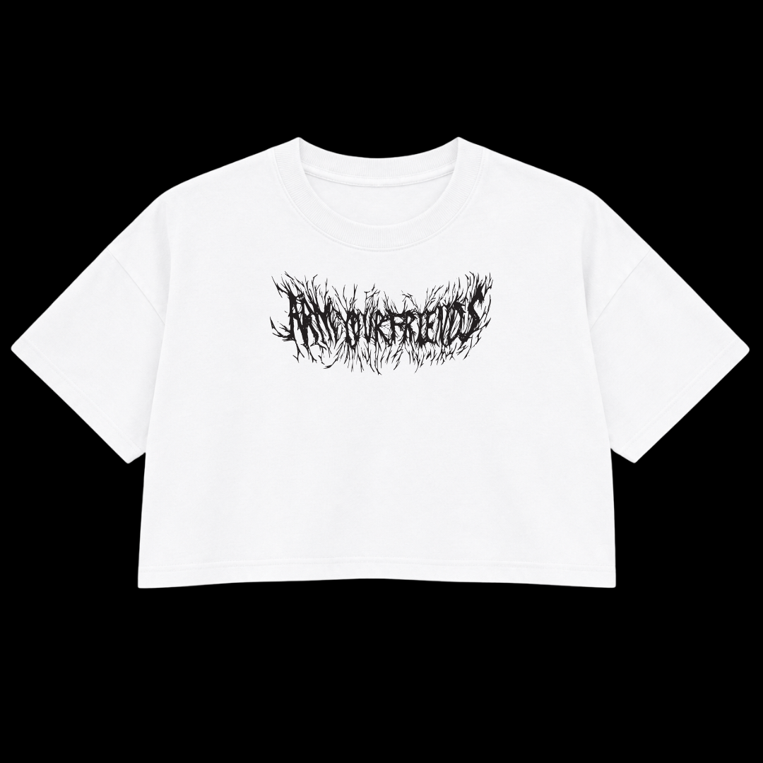 HEAVY METAL PREMIUM CROP TEE (DOUBLE SIDED)
