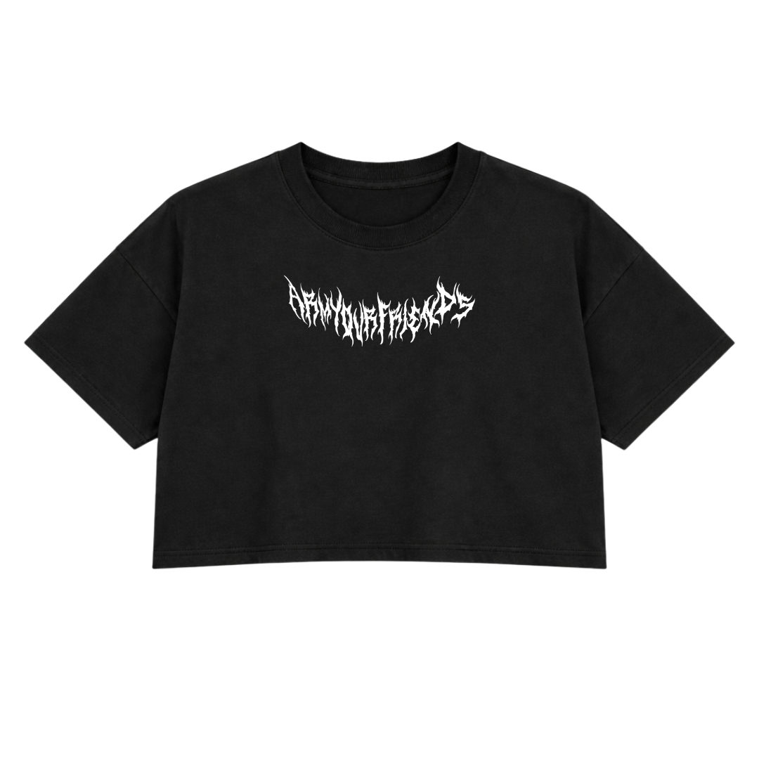 FRIENDS FOREVER PREMIUM CROP TEE (DOUBLE SIDED)