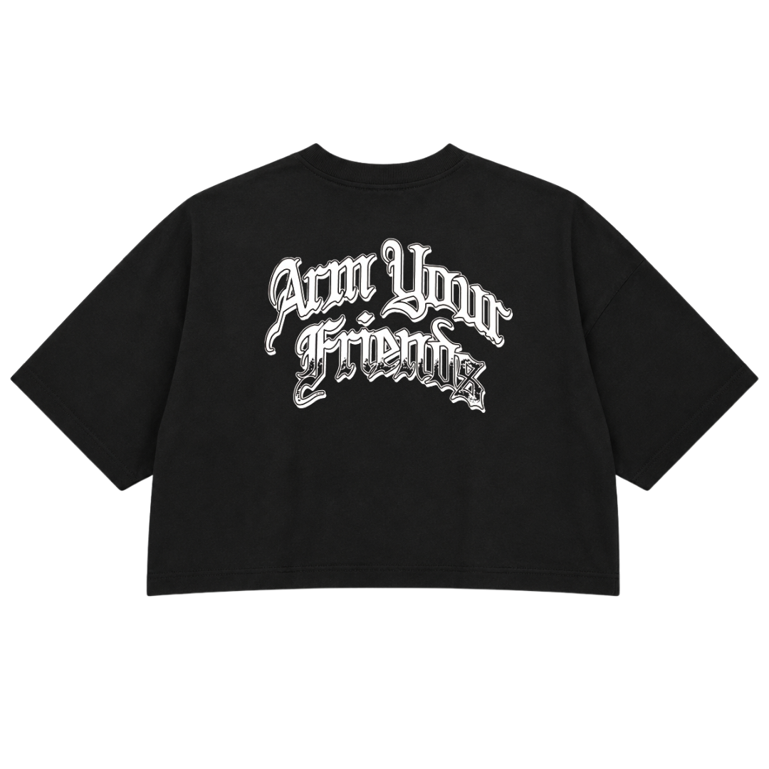 THE HOMIES PREMIUM CROP TEE (DOUBLE SIDED)