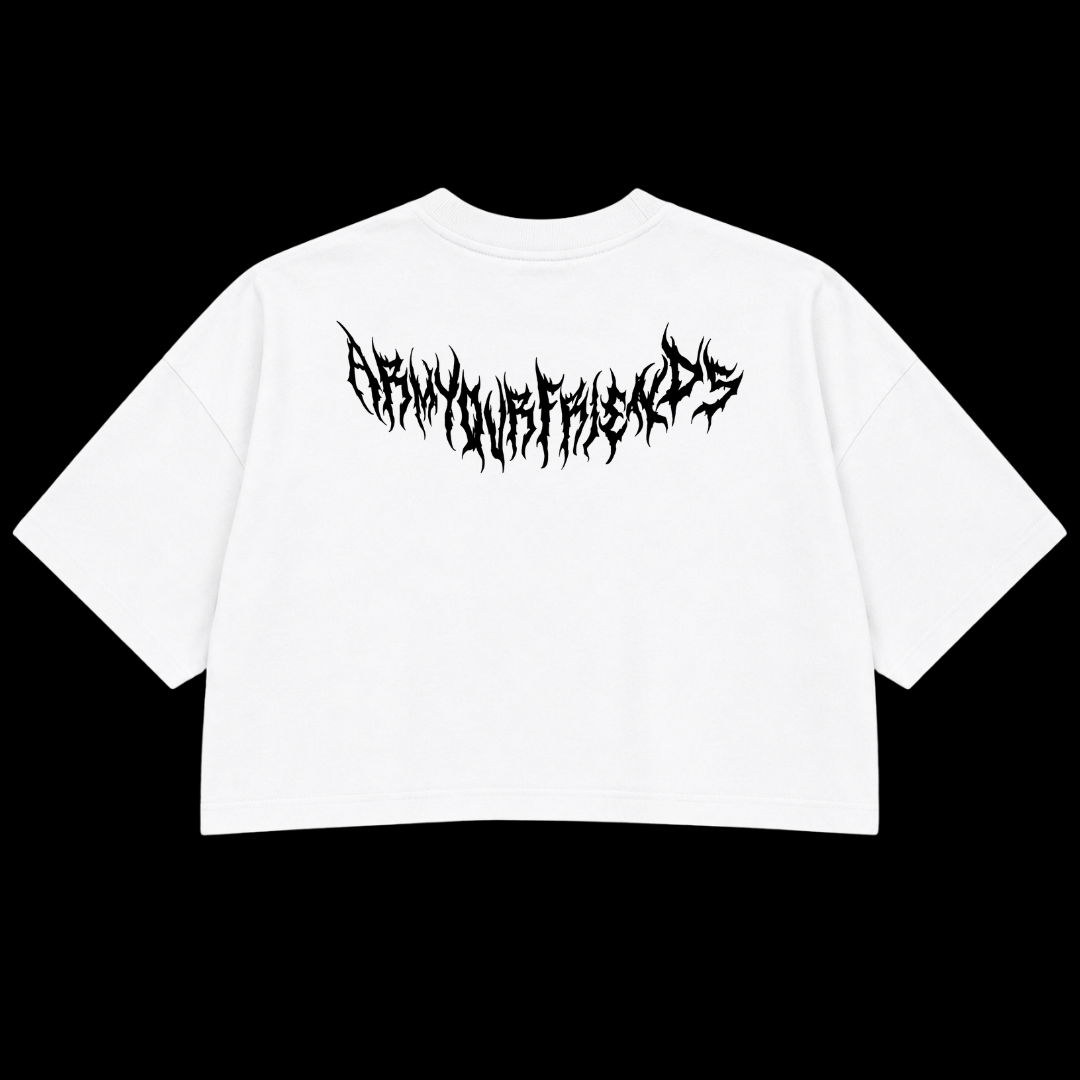 FRIENDS FOREVER PREMIUM CROP TEE (DOUBLE SIDED)