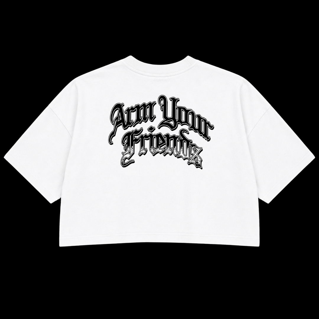 THE HOMIES PREMIUM CROP TEE (DOUBLE SIDED)