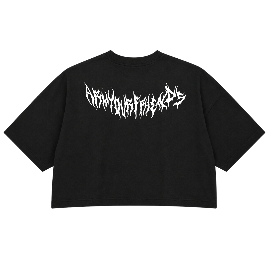 FRIENDS FOREVER PREMIUM CROP TEE (DOUBLE SIDED)