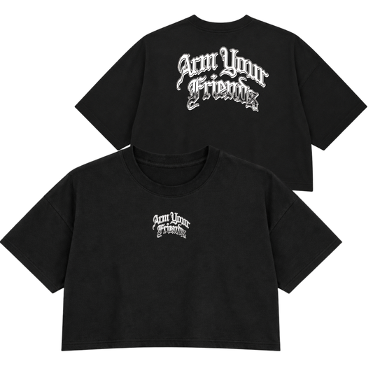 THE HOMIES PREMIUM CROP TEE (DOUBLE SIDED)