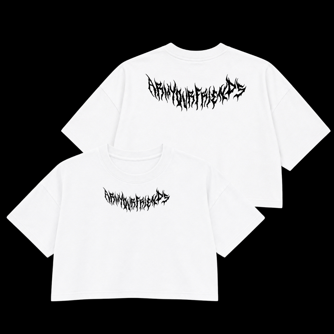 FRIENDS FOREVER PREMIUM CROP TEE (DOUBLE SIDED)