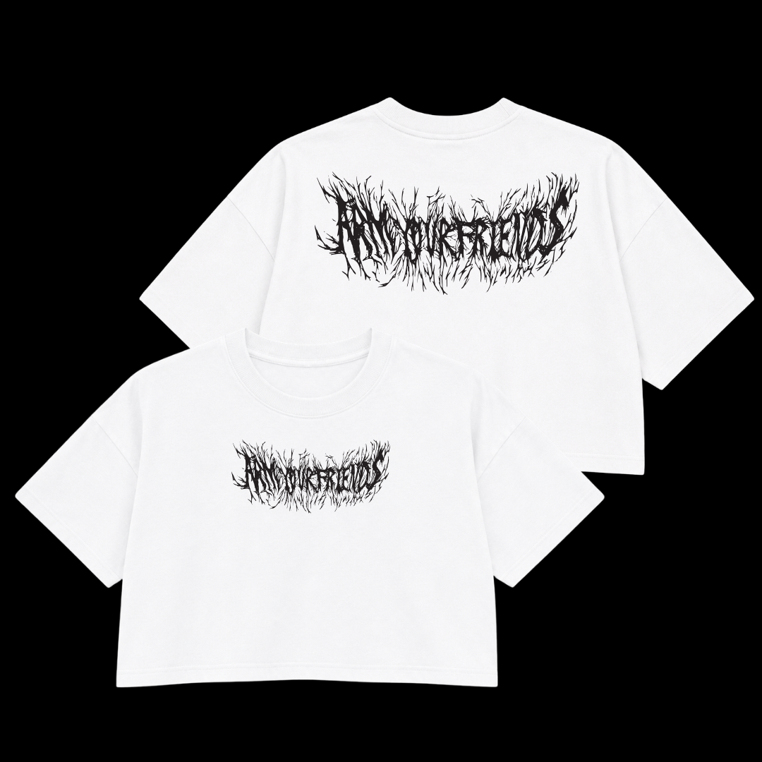 HEAVY METAL PREMIUM CROP TEE (DOUBLE SIDED)