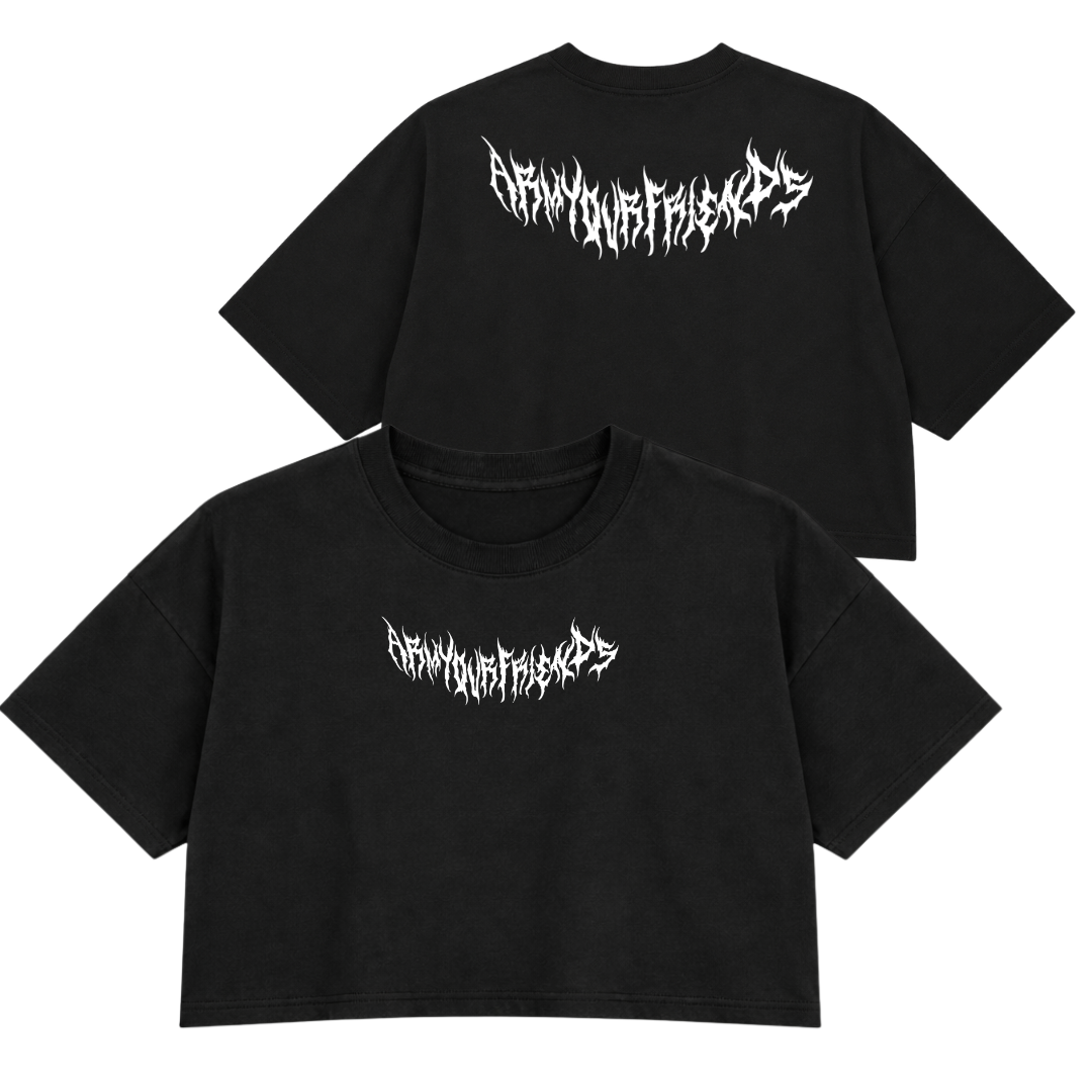 FRIENDS FOREVER PREMIUM CROP TEE (DOUBLE SIDED)