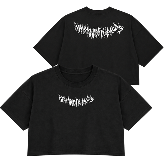 FRIENDS FOREVER PREMIUM CROP TEE (DOUBLE SIDED)