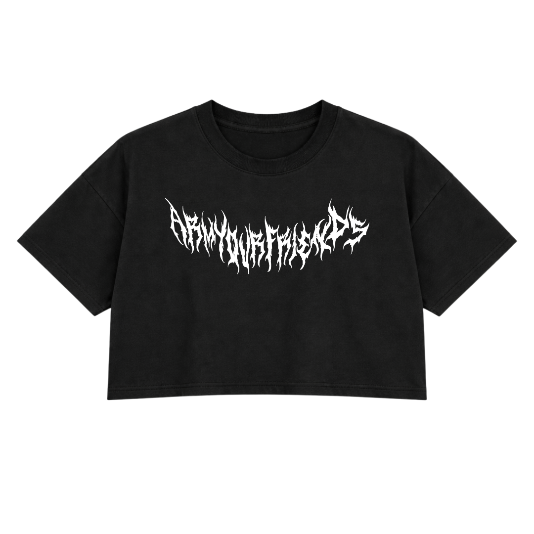 FRIENDS FOREVER PREMIUM CROP TEE (FRONT ONLY)