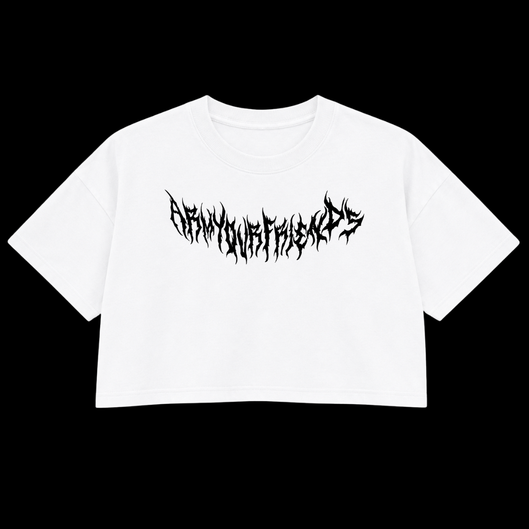 FRIENDS FOREVER PREMIUM CROP TEE (FRONT ONLY)