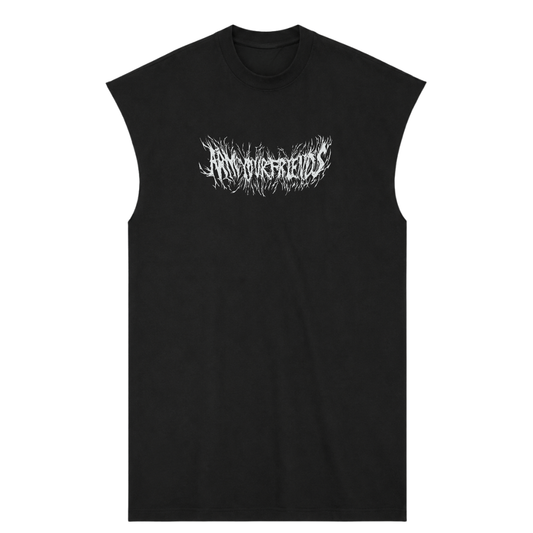 HEAVY METAL MUSCLE TEE (FRONT ONLY)