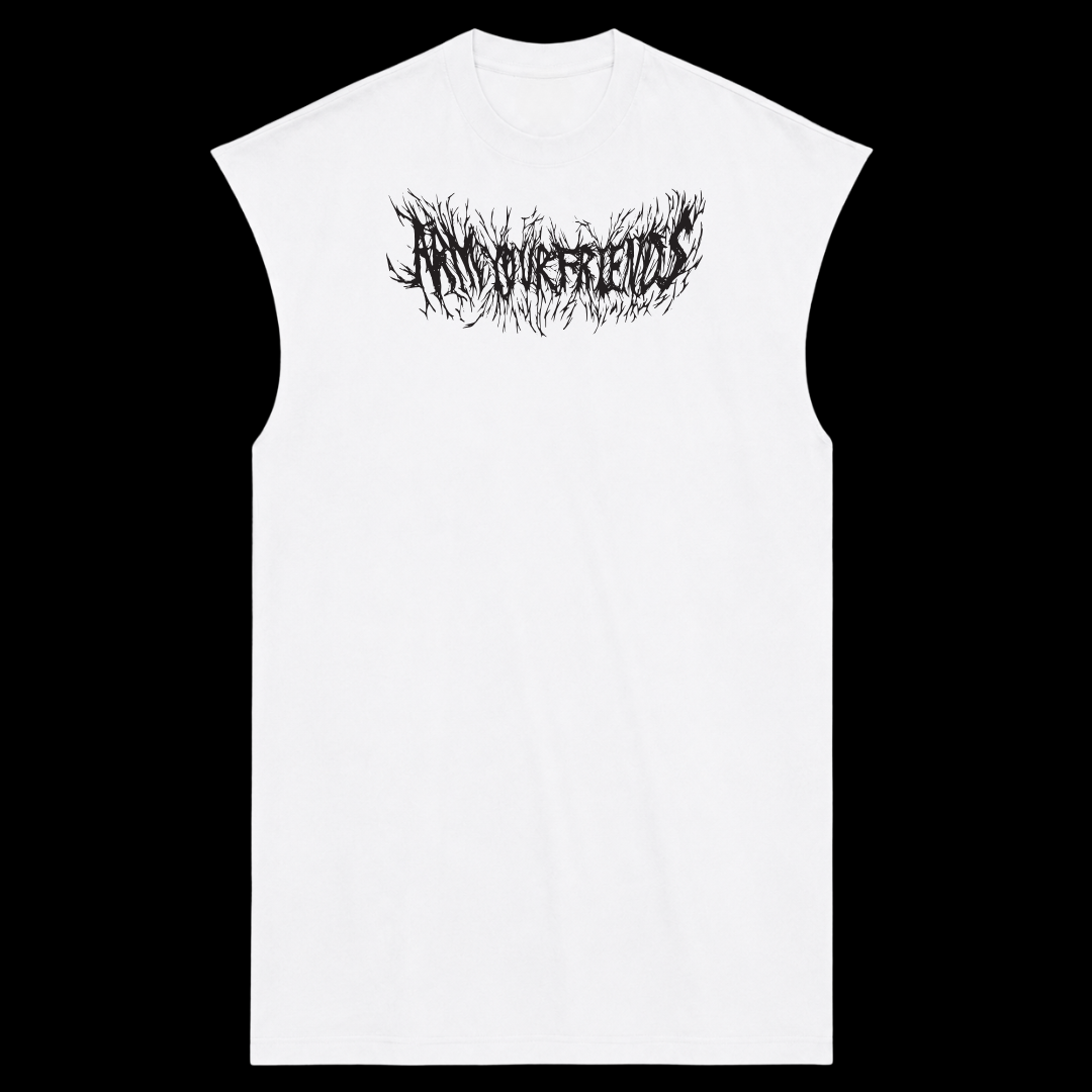 HEAVY METAL MUSCLE TEE (FRONT ONLY)