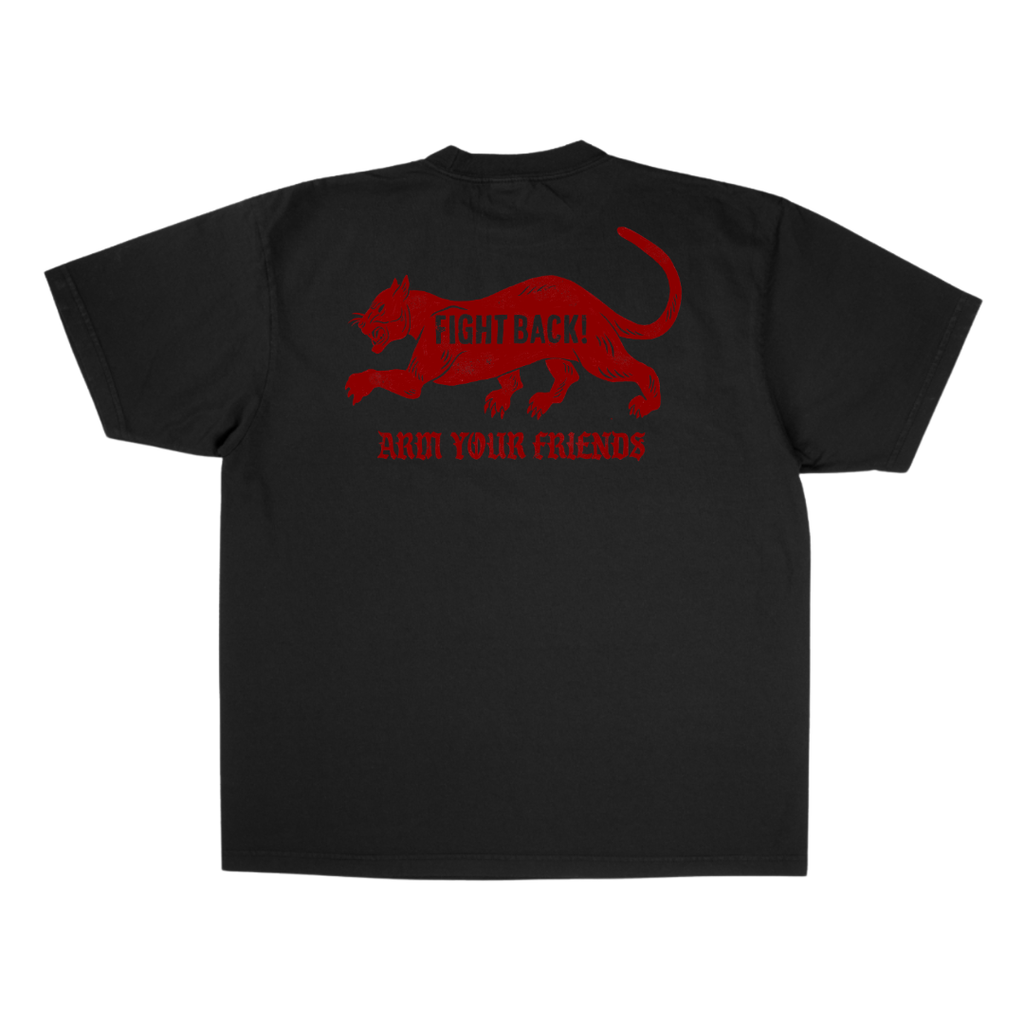 FIGHT BACK OVERSIZE TEE (RED) - DOUBLE SIDED