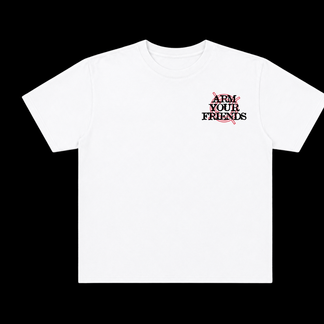 BE PEACEFUL NOT HARMLESS TARGET OVERSIZE TEE (DOUBLE SIDED)