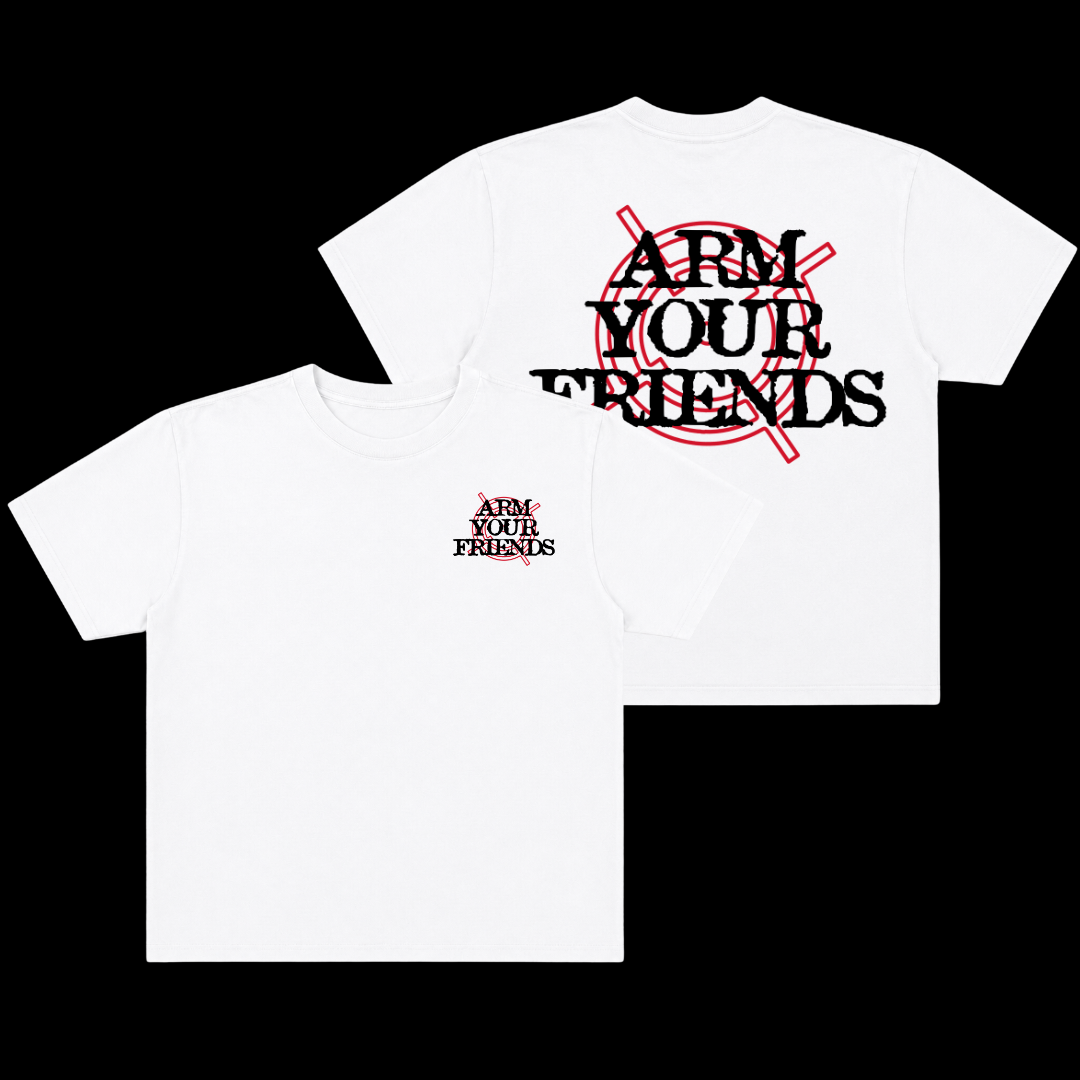 BE PEACEFUL NOT HARMLESS TARGET OVERSIZE TEE (DOUBLE SIDED)