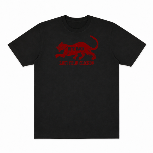 BITE BACK CLASSIC TEE (FRONT ONLY) - RED