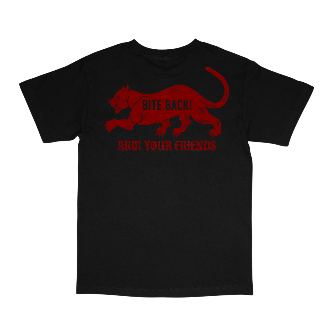 BITE BACK CLASSIC TEE (DOUBLE SIDED) - RED