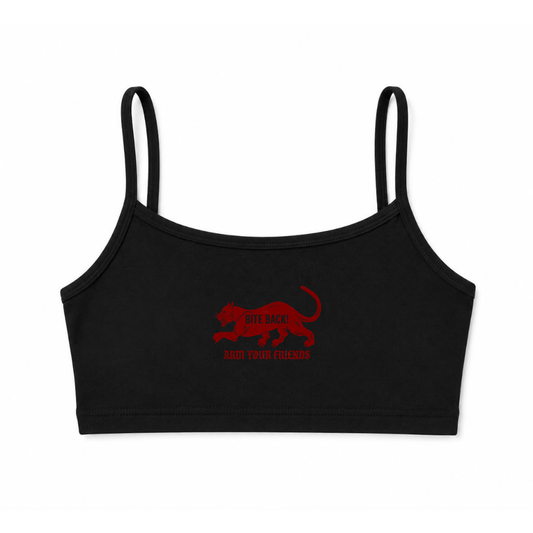 BITE BACK BRALETTE - RED