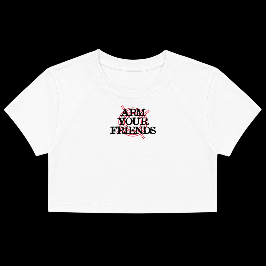 BE PEACEFUL NOT HARMLESS TARGET BABY TEE (FRONT ONLY)
