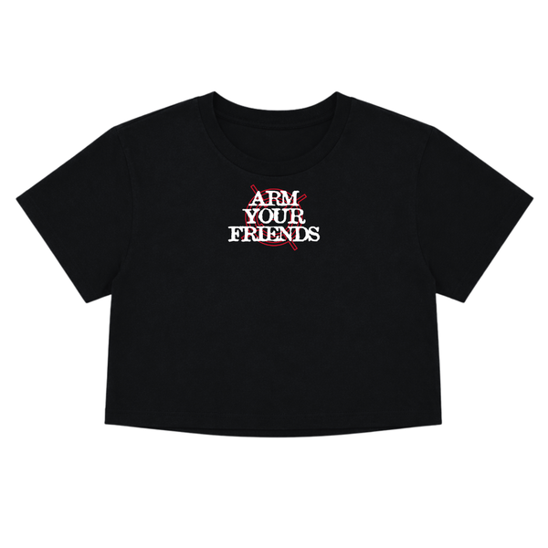BE PEACEFUL NOT HARMLESS TARGET CROP TEE (FRONT ONLY)
