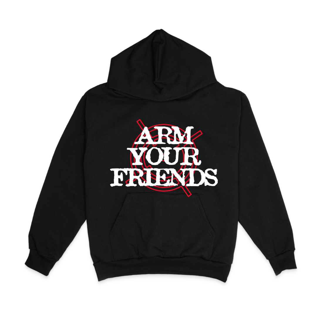 TARGET BE PEACEFUL NOT HARMLESS HOODIE (FRONT ONLY)