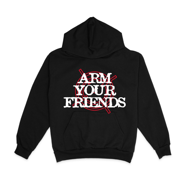 TARGET BE PEACEFUL NOT HARMLESS HOODIE (FRONT ONLY)