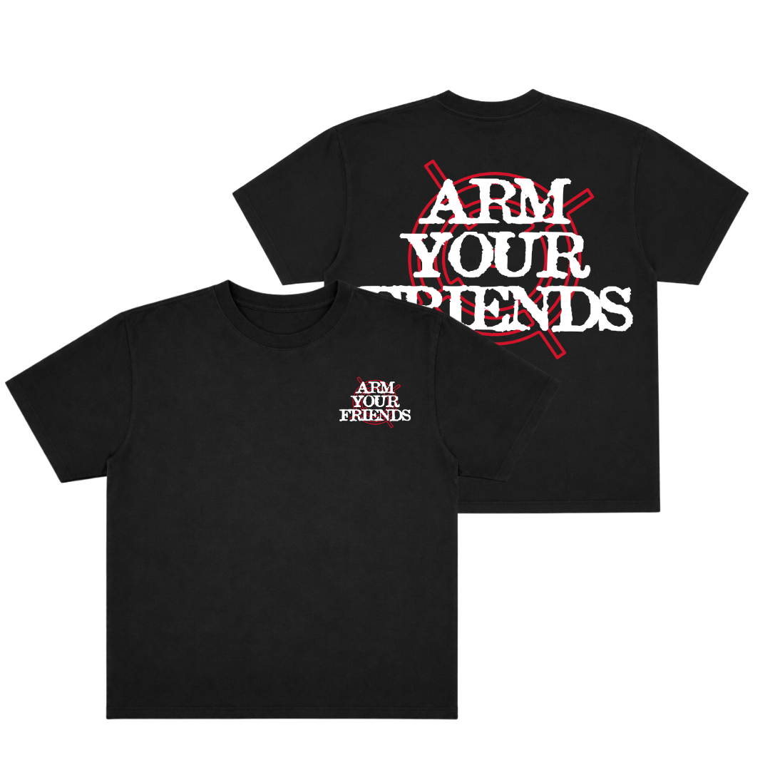 BE PEACEFUL NOT HARMLESS TARGET OVERSIZE TEE (DOUBLE SIDED)