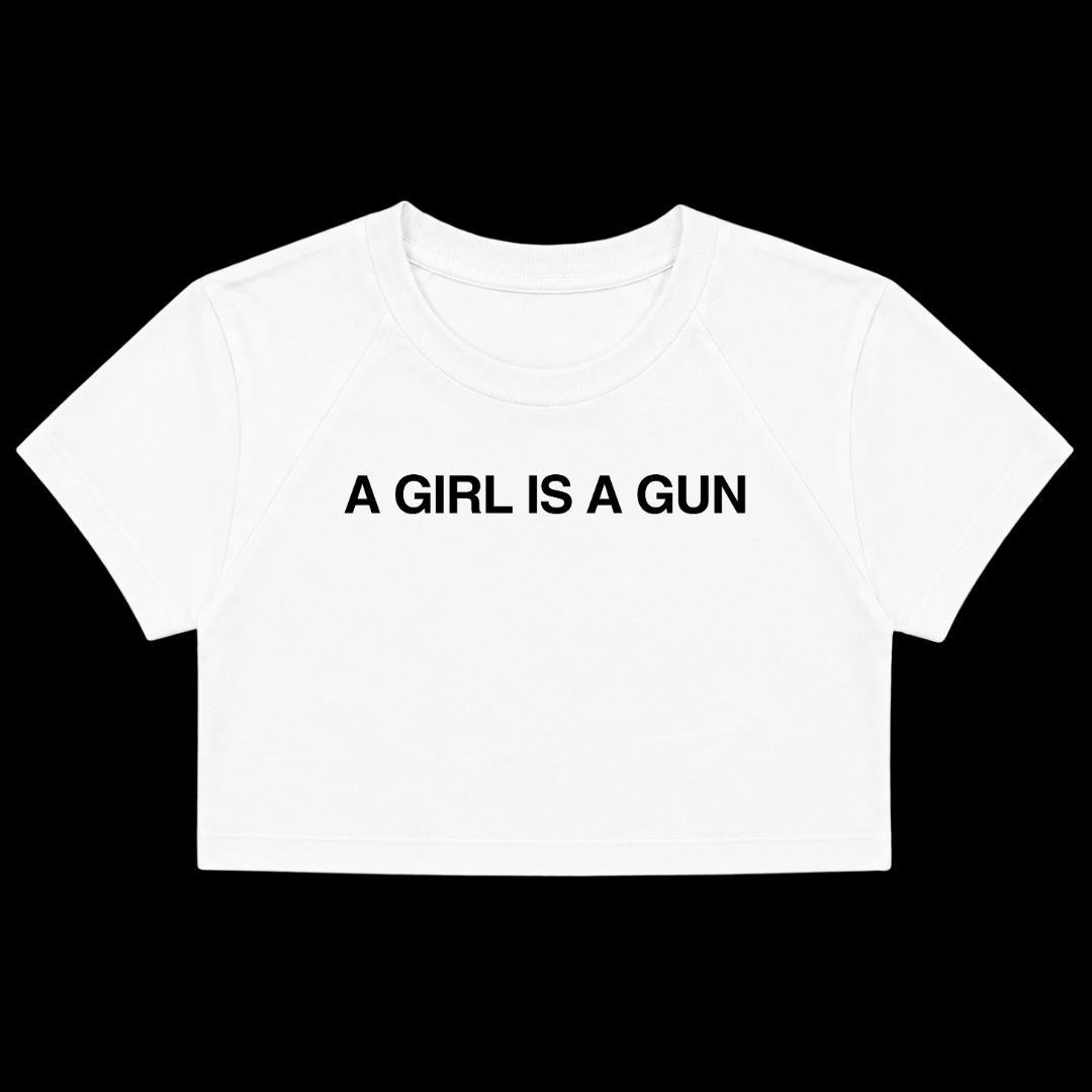BE PEACEFUL NOT HARMLESS TEXT BABY TEE (FRONT ONLY)