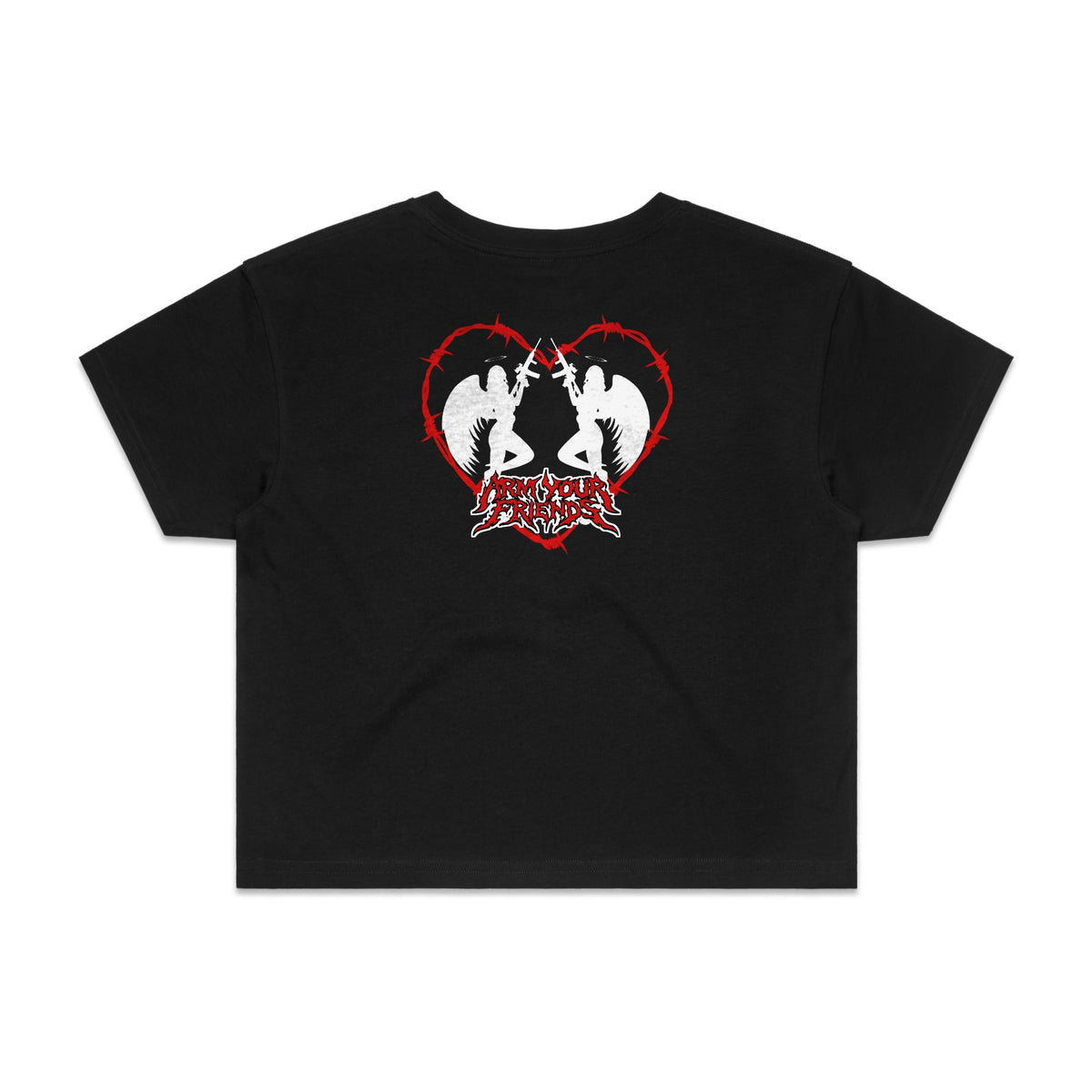 WWSB ANGEL PREMIUM CROP TEE (DOUBLE SIDED)