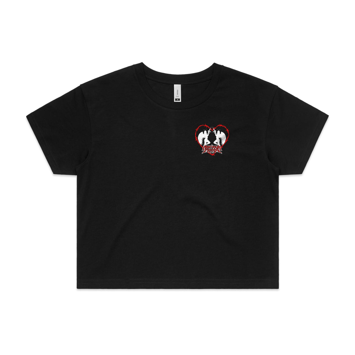 WWSB ANGEL PREMIUM CROP TEE (DOUBLE SIDED)