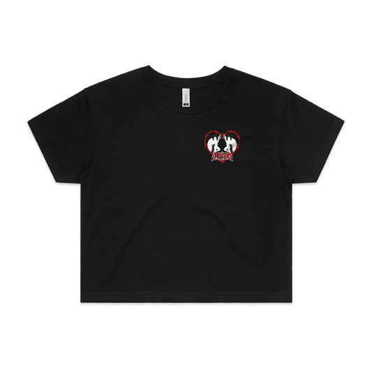 WWSB ANGEL PREMIUM CROP TEE (DOUBLE SIDED)