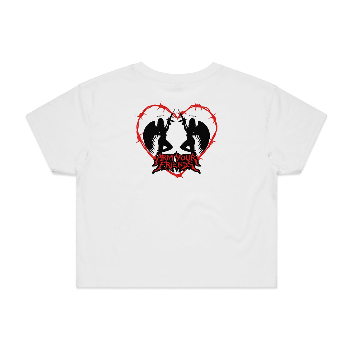 WWSB ANGEL PREMIUM CROP TEE (DOUBLE SIDED)