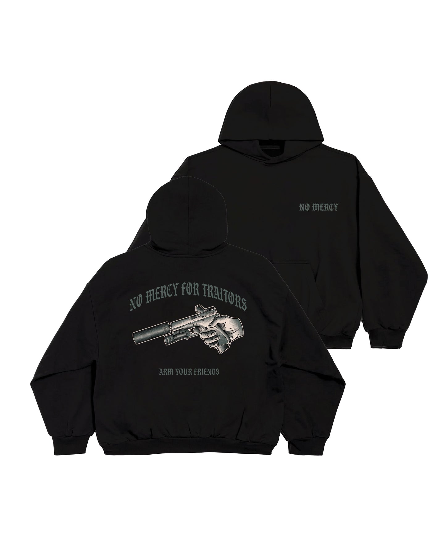 NO MERCY "PREMIUM" HOODIE (COLOR)