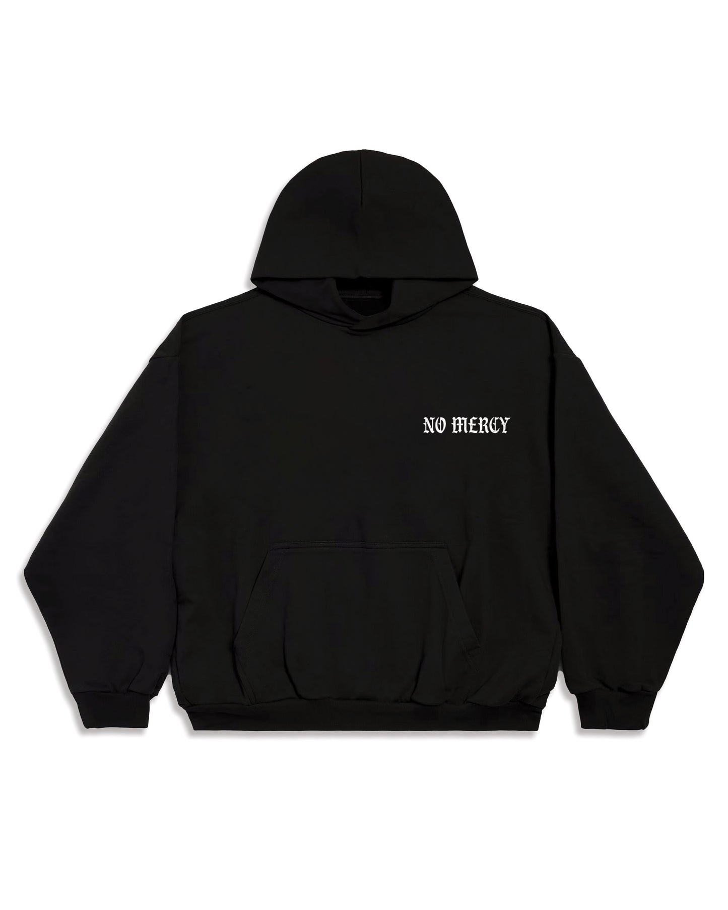 NO MERCY "PREMIUM" HOODIE (MONOCHROME)