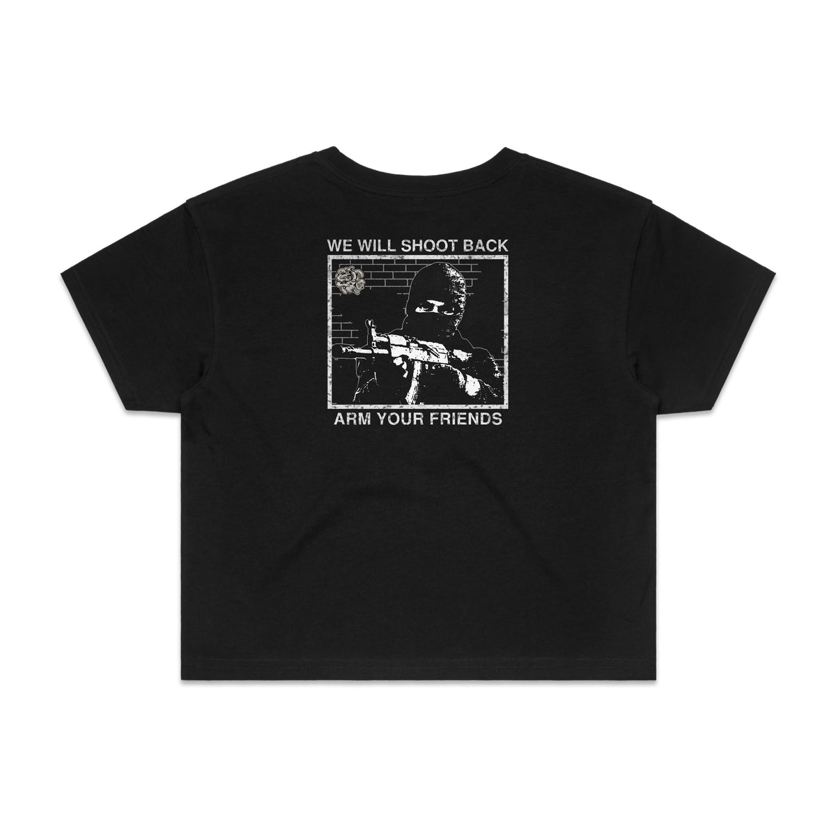 WWSB BRICK PREMIUM CROP TEE (DOUBLE SIDED)
