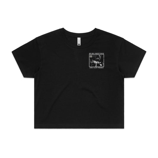 WWSB BRICK PREMIUM CROP TEE (DOUBLE SIDED)