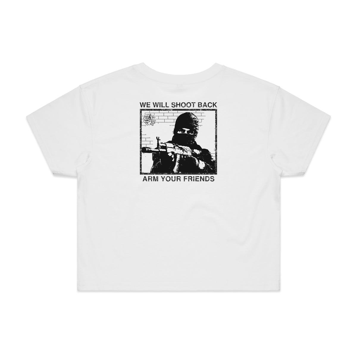 WWSB BRICK PREMIUM CROP TEE (DOUBLE SIDED)