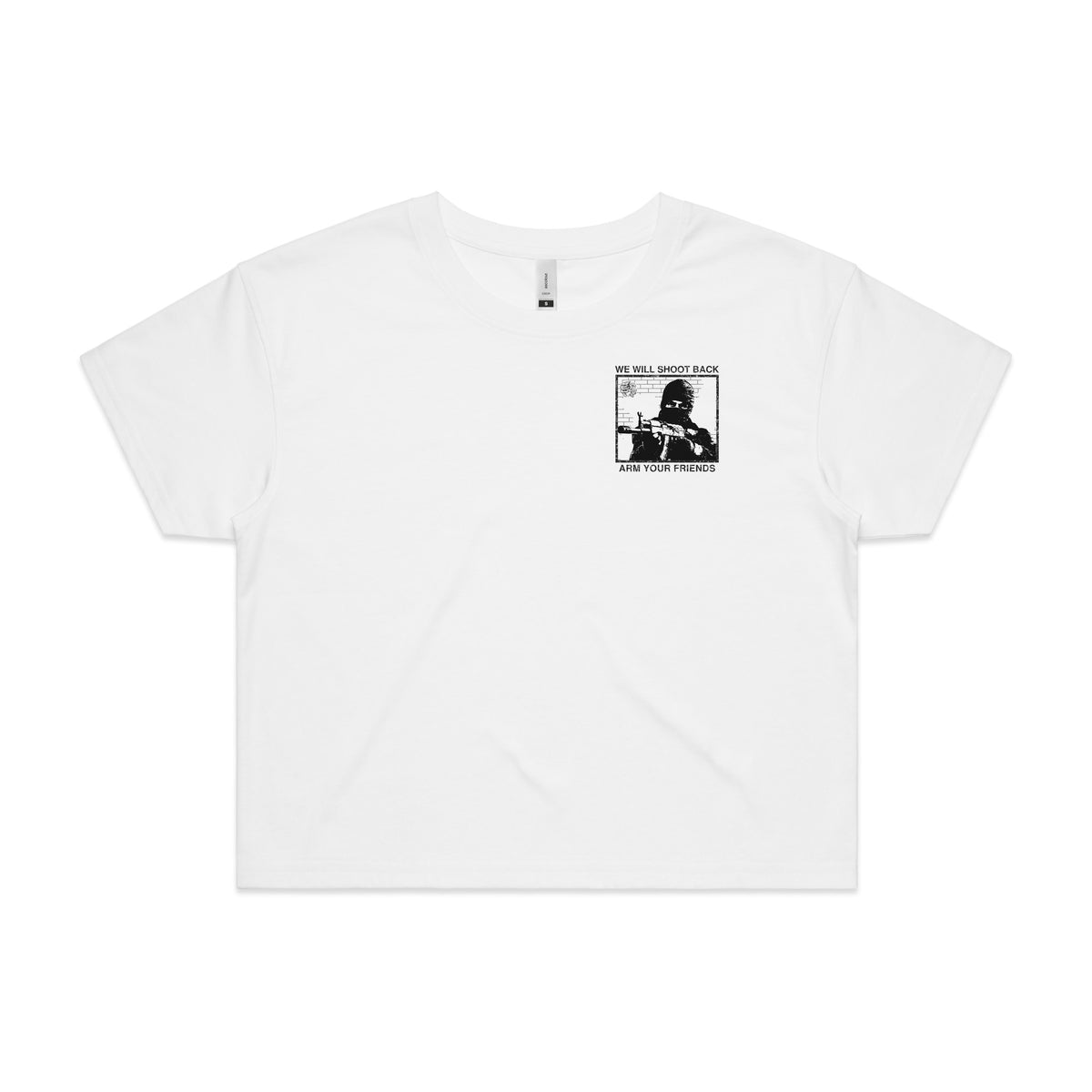 WWSB BRICK PREMIUM CROP TEE (DOUBLE SIDED)