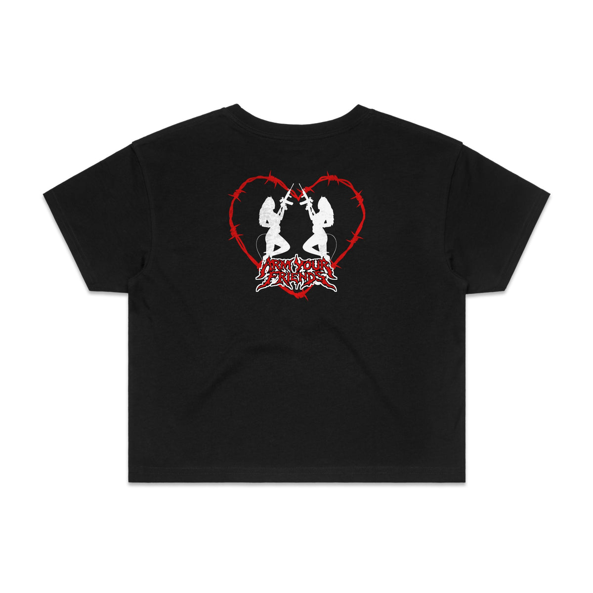 WWSB DEVIL PREMIUM CROP TEE (DOUBLE SIDED)