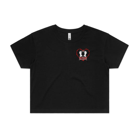 WWSB DEVIL PREMIUM CROP TEE (DOUBLE SIDED)