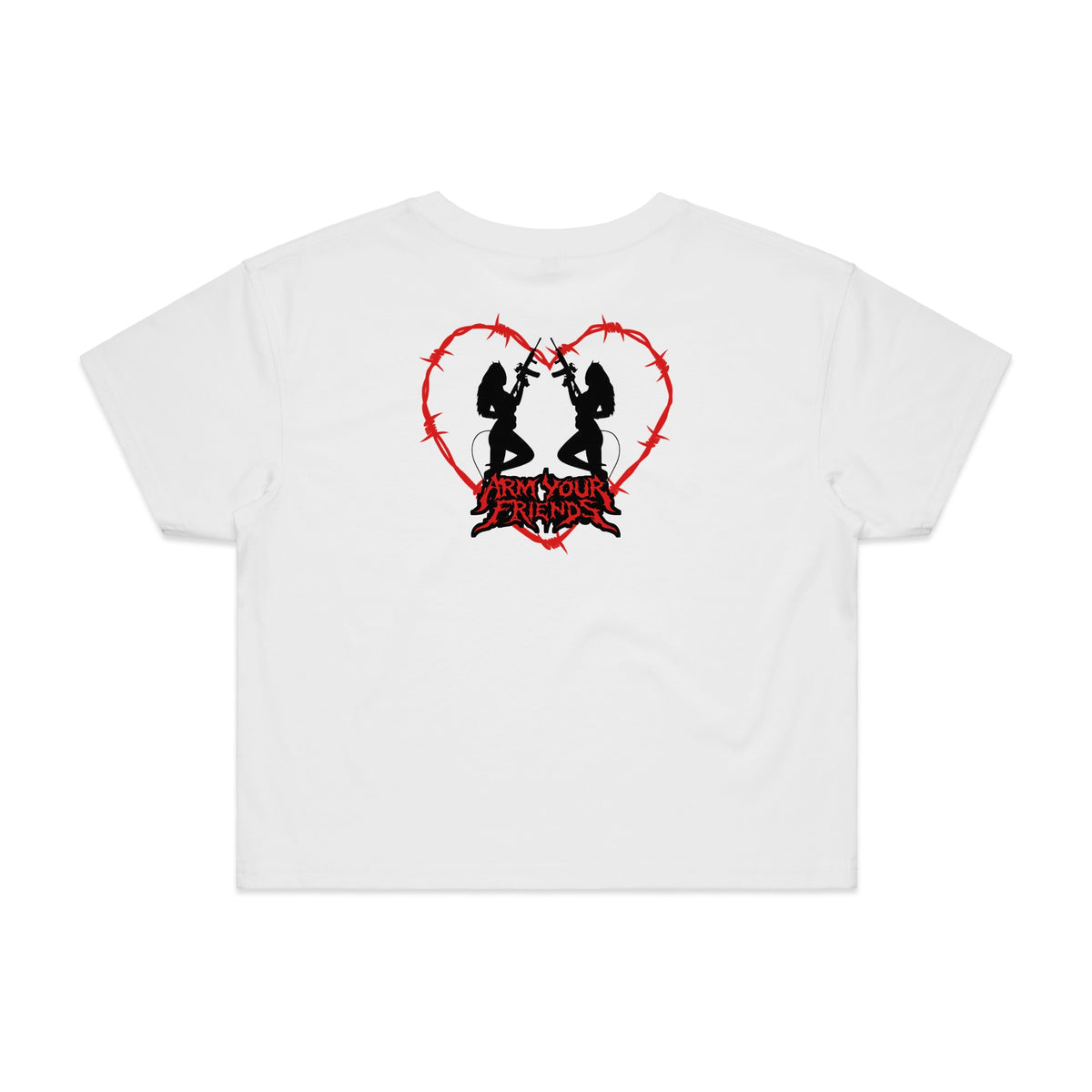 WWSB DEVIL PREMIUM CROP TEE (DOUBLE SIDED)