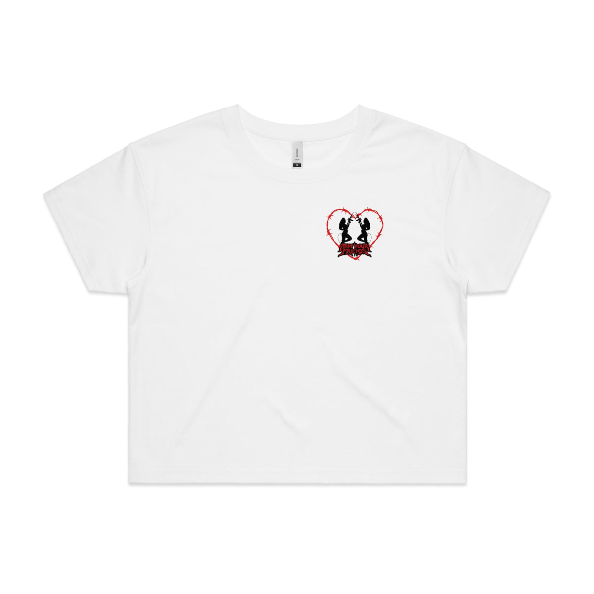 WWSB DEVIL PREMIUM CROP TEE (DOUBLE SIDED)